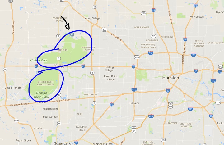 Houston map-Annotated